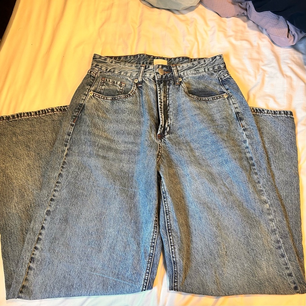 Straight leg jeans